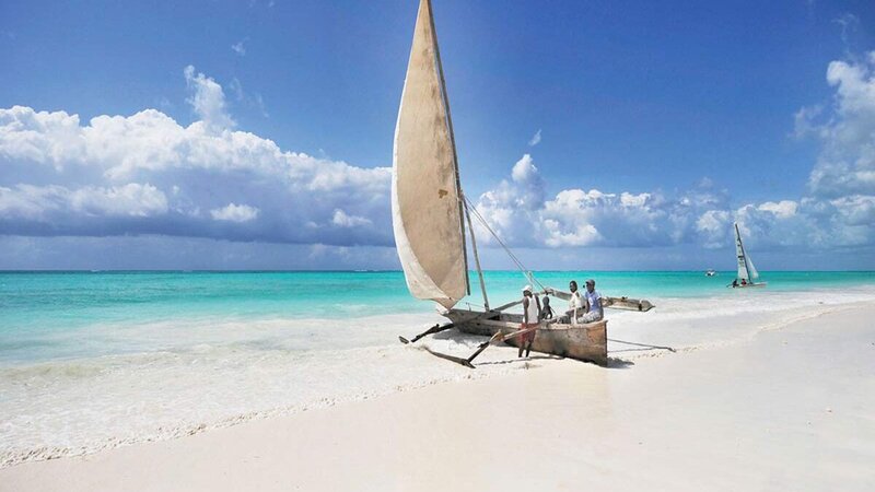 segelbt i Jambiani Beach